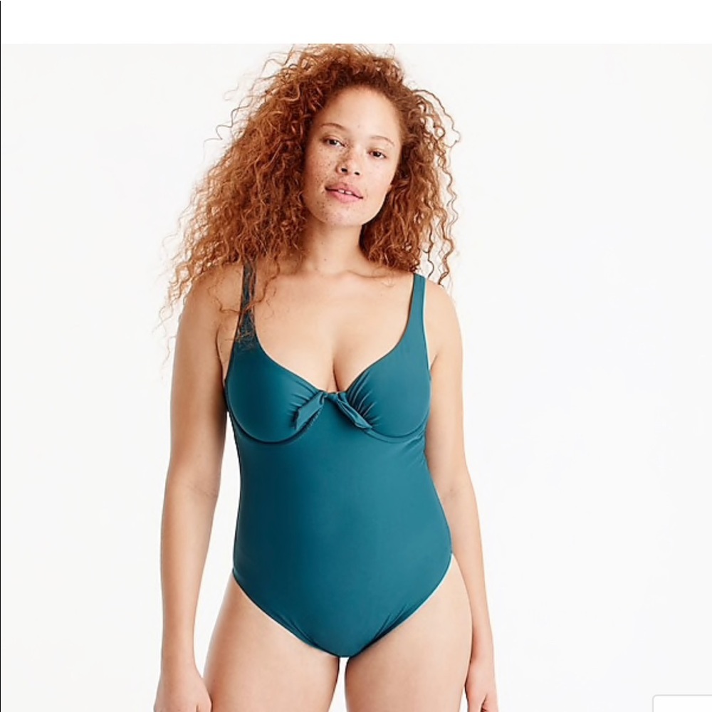 J. Crew Size 6 one piece bathing suit black NWT